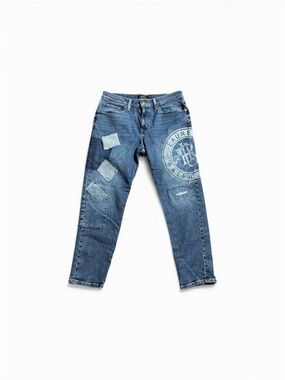Lauren Ralph Lauren Relaxed
Tapered Patchwork Logo Jeans
Authentic Size 8